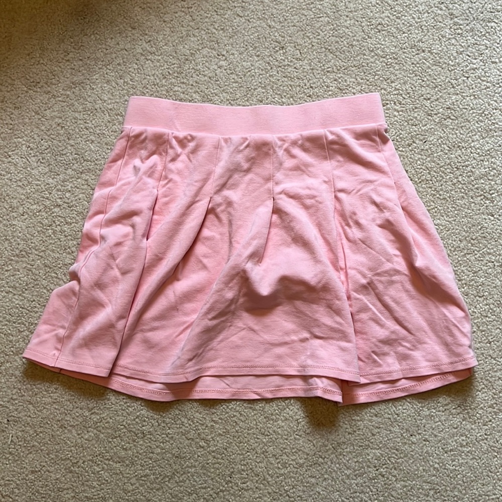 Pleated mini skirt